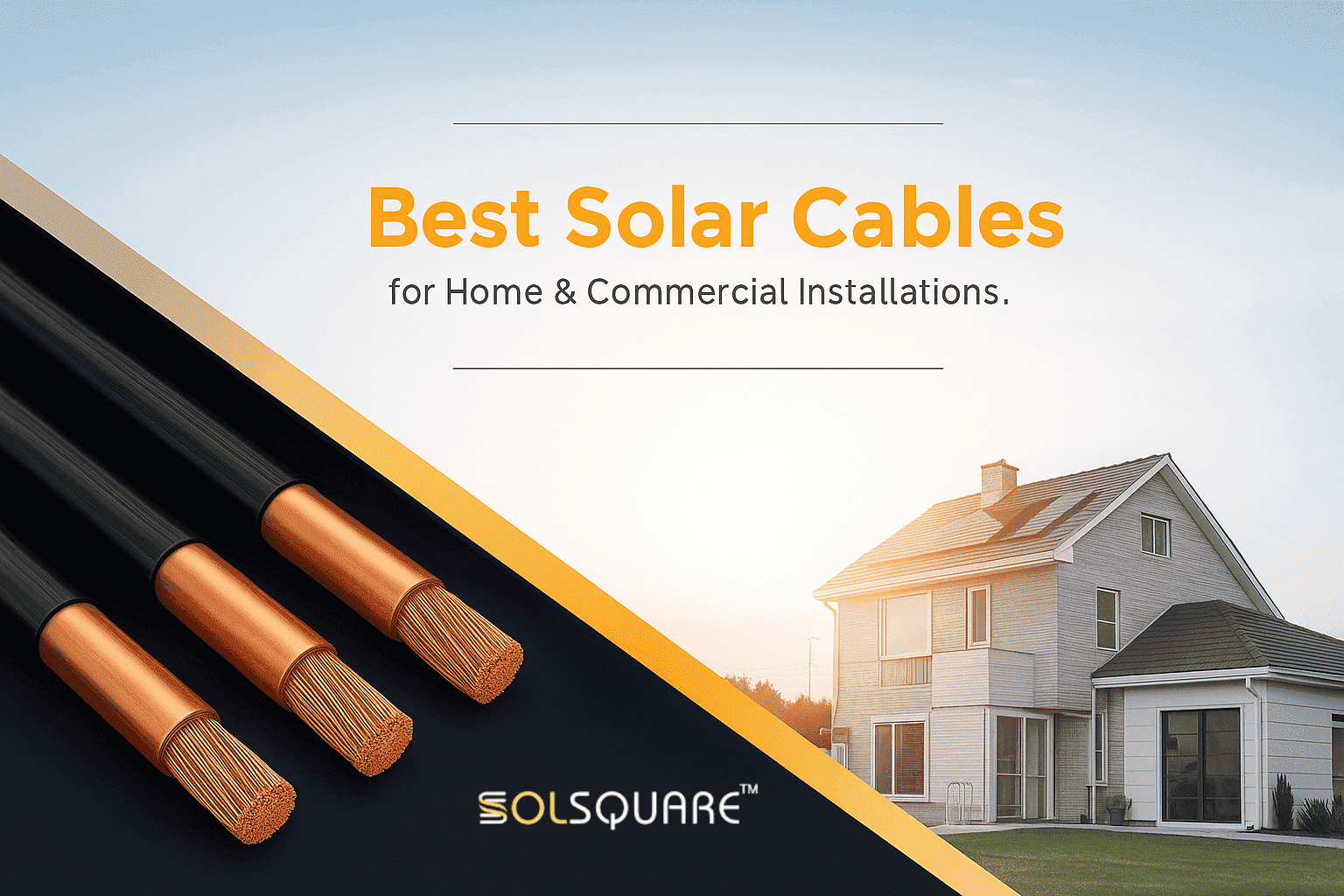 Best Solar Cables for Home & Commercial Installations